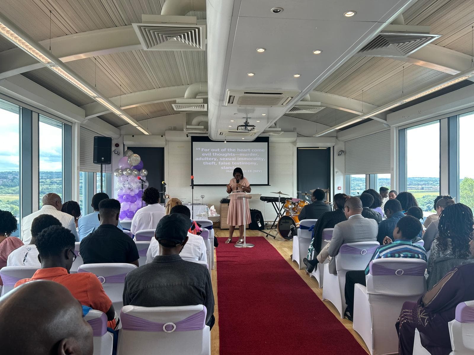 Gracefields Chapel worship service